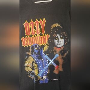 3 Ozzy Osbourne Black Front/back Tees All Xl
